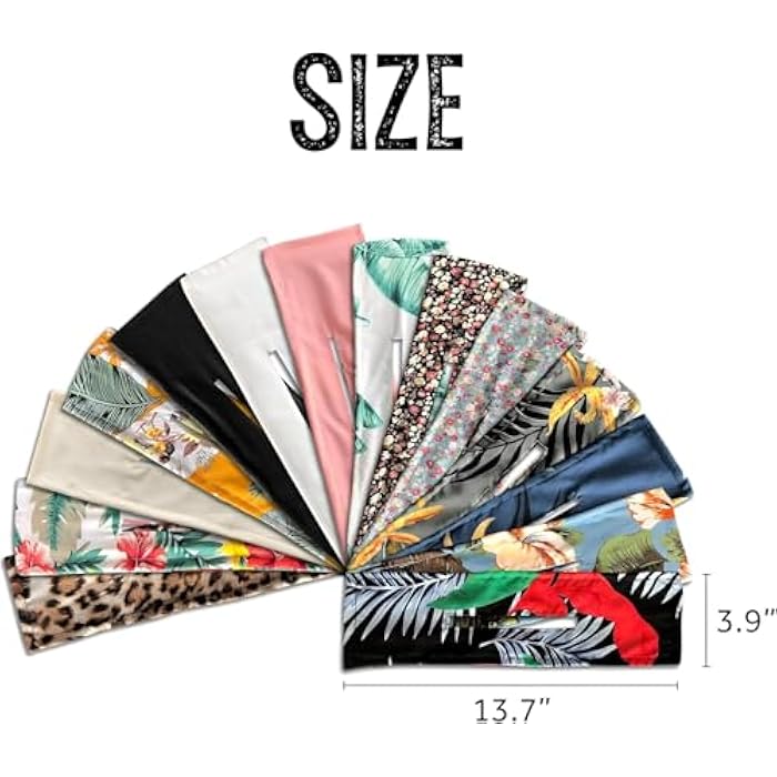 Hair Bun Maker Band, Floral and Tropical Prints, Wire-Secured Design, Multi-Color,1 Pcs - Image 4